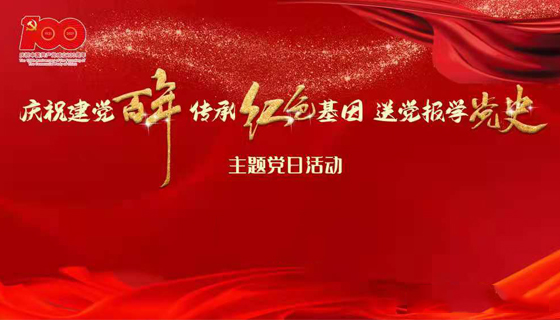 庆祝建党百年 传承红色基因 送党报学党史主题党日活动